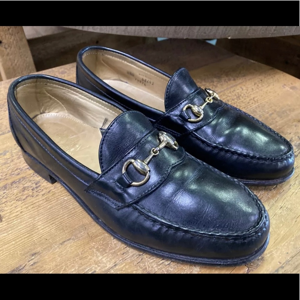 FootJoy Size 8.5 D Horsebit Leather Loafer Made In USA Gucci style
